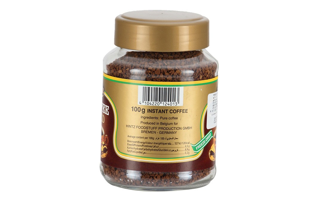 Hintz Coffee Gold    Glass Jar  100 grams